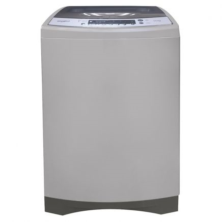Whirlpool 13kg top loader washing machine, silver
