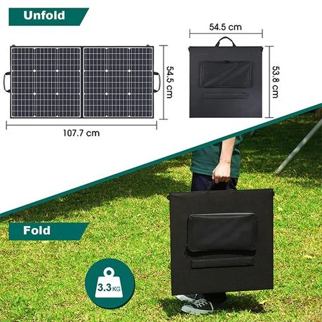100W 18V Mono Portable Outdoor Solar Panel