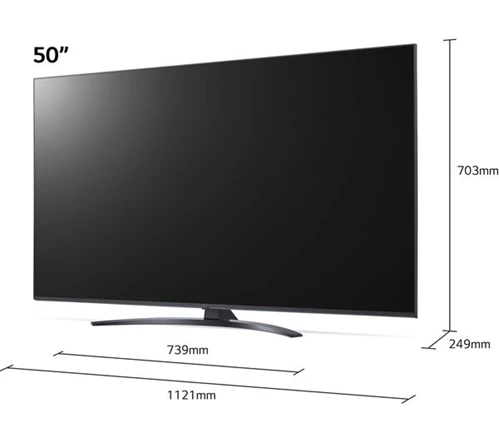 LG 50UP78006LB 50" Smart 4K Ultra HD HDR LED TV with Google Assistant & Amazon Alexa