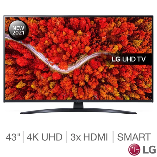 LG 43UP81006L 43 Inch 4K Ultra HD Smart TV
