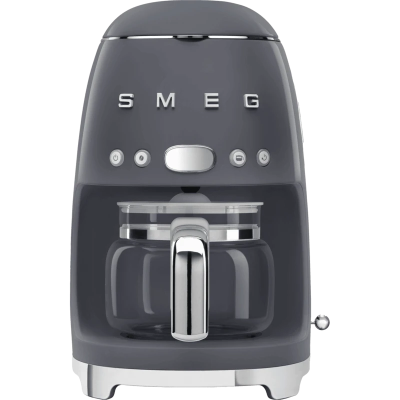 Smeg 50's Retro DCF02GRUK Filter Coffee Machine with Timer - Grey