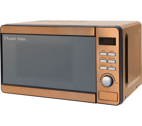 RUSSELL HOBBS RHMD804CP Compact Solo Microwave - Copper