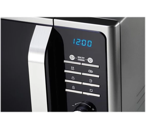 SAMSUNG MS23F301TAS Solo Microwave - Black & Silver