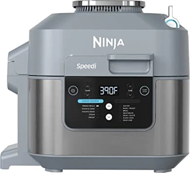 Ninja SF301 Speedi Rapid Cooker & Air Fryer, 6-Quart Capacity, 12-in-1 Functions to Steam, Bake, Roast, Sear, Sauté, Slow Cook, Sous Vide & More