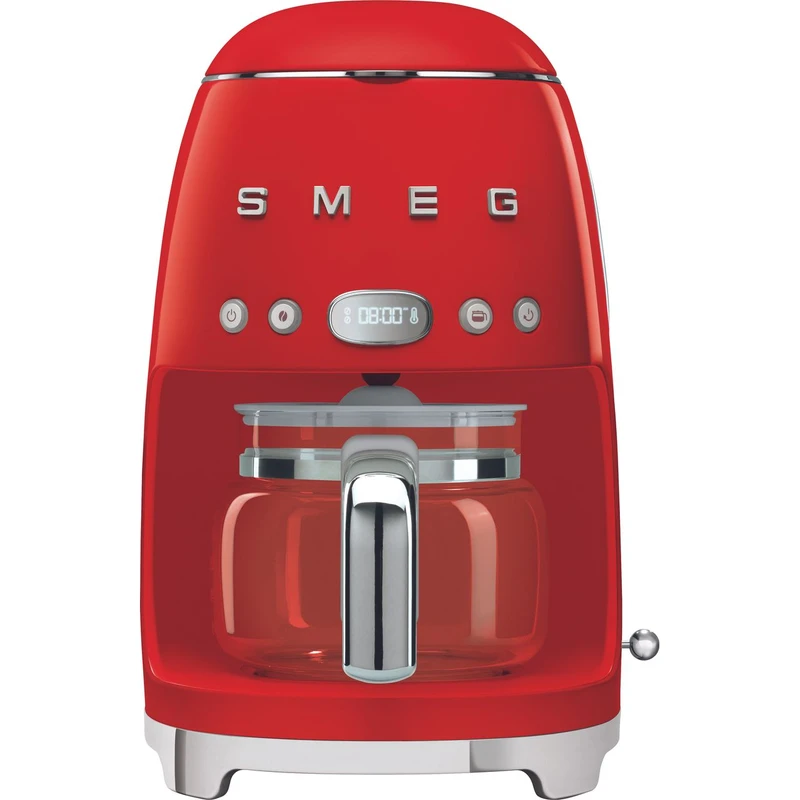 Smeg 50's Retro DCF02RDUK Filter Coffee Machine with Timer - Red