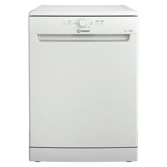 Indesit DFE1B19 60cm Dishwasher in White, 13 Place Settings F Rated