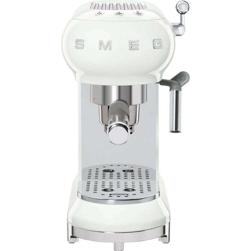 Smeg 50's Retro ECF01WHUK Espresso Coffee Machine - White