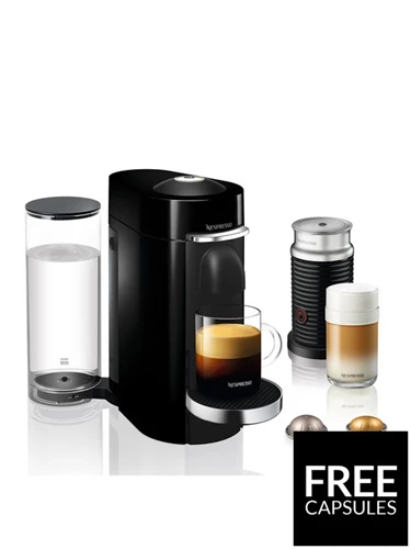 Nespresso
Vertuo Plus 11387 Coffee  Machine with Milk Frother by Magimix - Black