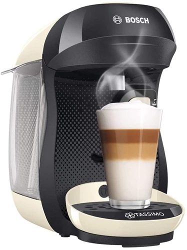 Bosch Tassimo TAS1007GB Happy Coffee Machine, Plastic Cream