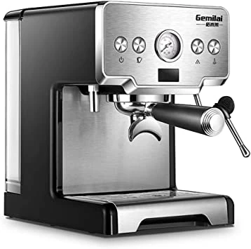 MYYINGELE Professional Espresso Machine, 15 Bar Bean to Cup Espresso and Cappuccino Machine, Barista Pump for Home Office Coffee
