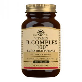 Solgar Vitamin B-Complex ''100'' Extra High Potency (100 Tablets)