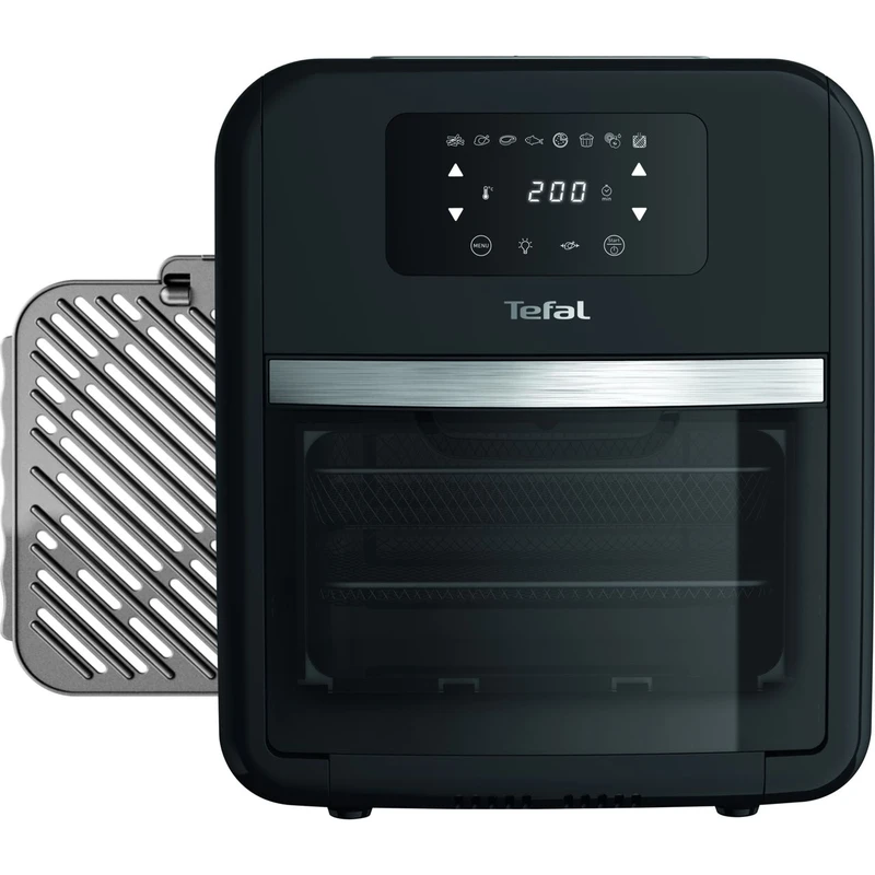 Tefal EasyFry 9 in1 FW501827 Oven, 9 Functions, 11 L Capacity, Air fryers, Grill, Roast, Bake, Dehydrate, Accessories, Timer - Black