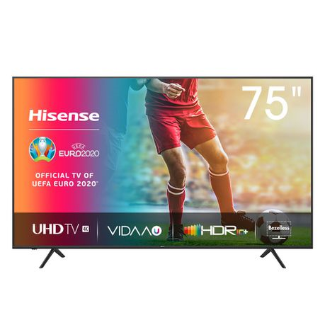 Hisense-75" UHD Smart LED TV With HDR & Bluetooth