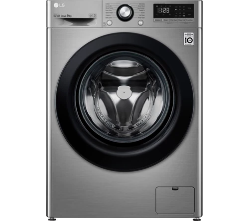 LG AI DD V3 F4V309SNE 9 kg 1400 Spin Washing Machine - Graphite