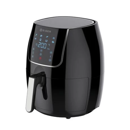 Eiger 5.5L Air Fryer with Digital Control Panel - Aria Series in Black