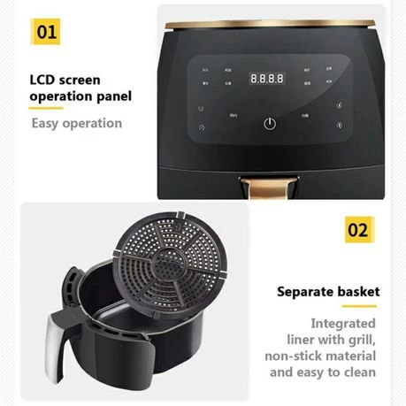 7-In-1 Air Fryer 6L With Led Display