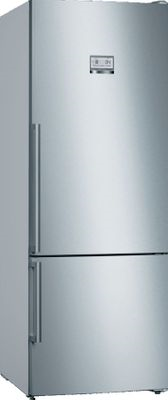 Bosch Series 6 Free-Standing Fridge-freezer with Anti-Fingerprint (193 x 70cm) (Stainless Steel)