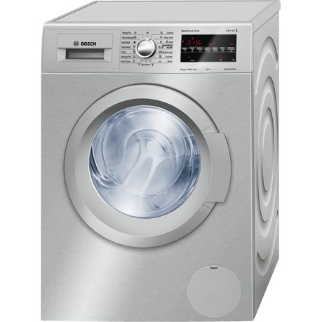 Bosch - 9kg Front Loader Washing Machine - Silver
