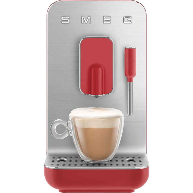Smeg 50's Retro BCC02RDMUK Bean to Cup Coffee Machine - Red