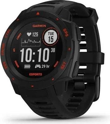Garmin Instinct Esports Edition Smart Watch (Black Lava)