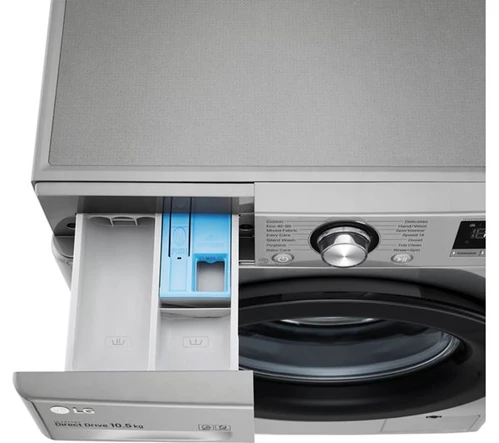LG AI DD V3 F4V310SNE 10.5 kg 1400 Spin Washing Machine - Graphite