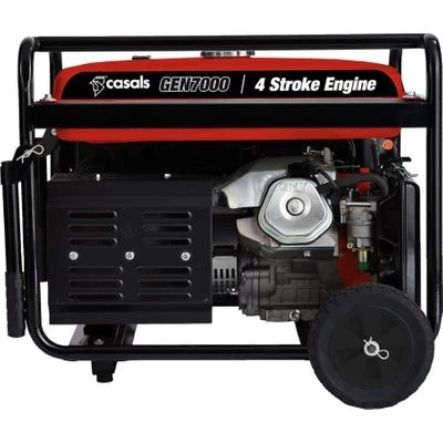 Casals Electric/Recoil Start Single Phase 4 Stroke Generator (5700W)(Red)