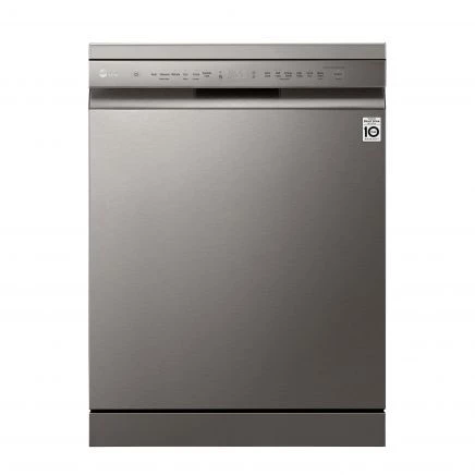 LG 14pc Platinum Silver Quadwash Dishwasher with Truesteam DFB425FP