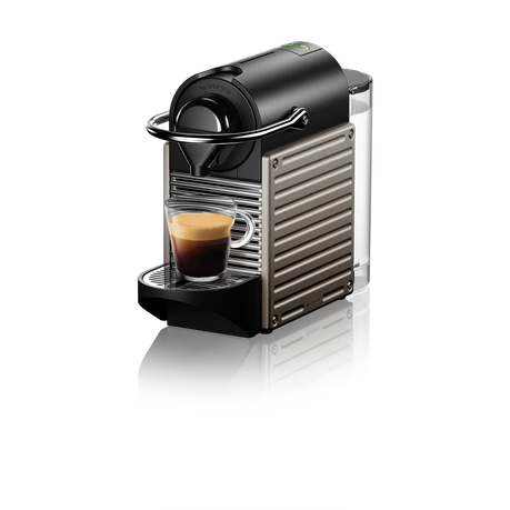 Nespresso Pixie Coffee Machine, Electric Titanium