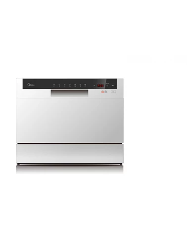 Midea 6 Place White Counter Top Dishwasher Wqp6-3602f