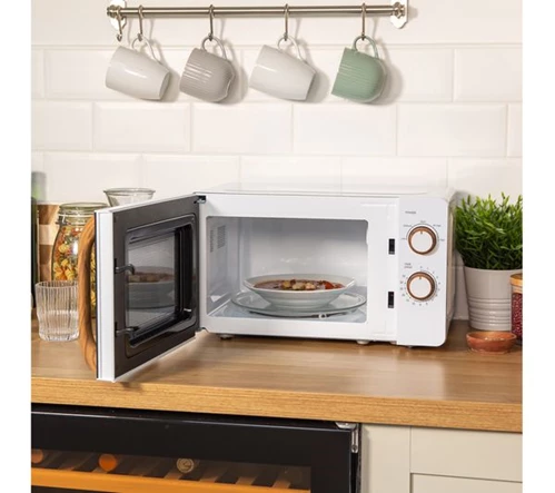RUSSELL HOBBS Scandi RHMM713 Compact Solo Microwave - White