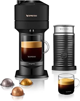 Nespresso Vertuo Next 11720 Magimix Coffee Machine with Milk Frother, Matt Black [Amazon Exclusive]