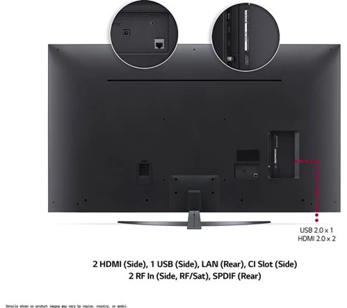 LG 55UP78006LB 55" Smart 4K Ultra HD HDR LED TV with Google Assistant & Amazon Alexa