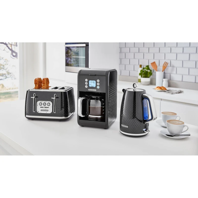 Morphy Richards Verve 163005 Filter Coffee Machine with Timer - Black