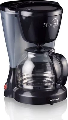 Mellerware Treviso - Drip Filter 12 Cup Plastic Coffee Maker (680W)(Black)