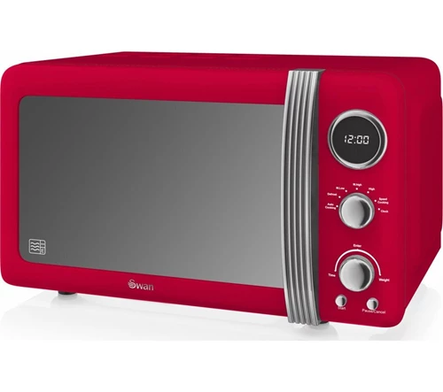 SWAN SM22030RN Solo Microwave - Red