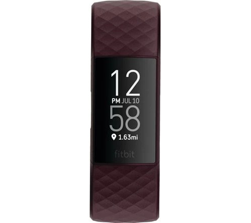 FITBIT Charge 4 Fitness Tracker - Rosewood, Universal