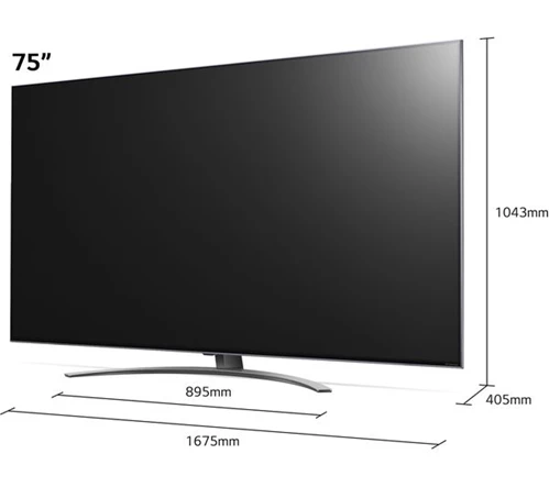 LG 75NANO866PA 75" Smart 4K Ultra HD HDR LED TV with Google Assistant & Amazon Alexa