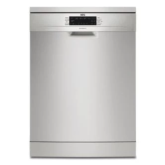 AEG FFE62620PM 60cm Dishwasher in St/Steel, 13 Place Settings E Rated