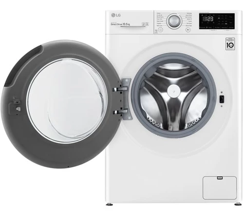 LG AI DD V3 F4V310WNE 10.5 kg 1400 Spin Washing Machine - White