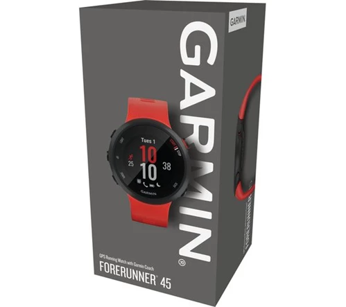 GARMIN Forerunner 45 Running Watch - Lava Red, Large