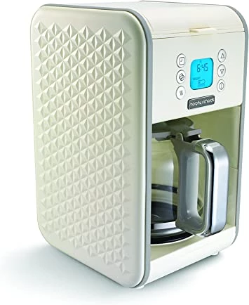 Morphy Richards Vector Pour Over Coffee Machine Vector 163004 Cream Pour-Over Coffee Machine 12 Cup Cream Coffee Machine
