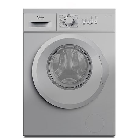 Midea 7kg Front Load Washing Machine - 1200rpm - Silver