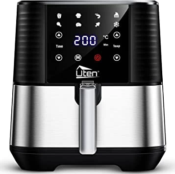 Air Fryer Oven, Uten 5.5L Oil Free Air Fryers for Home Use, LED Screen with Digital Display