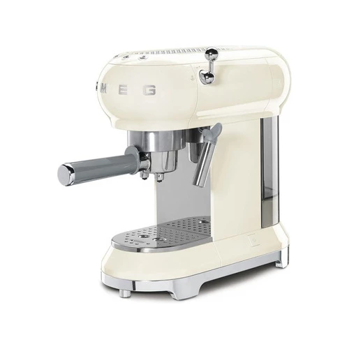 Smeg 50's Retro Style Espresso Coffee Machine - Glossy Cream