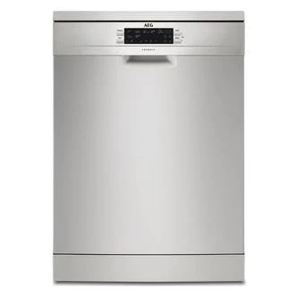 AEG FFE63700PM 60cm Dishwasher in St/Steel, 15 Place Settings D Rated