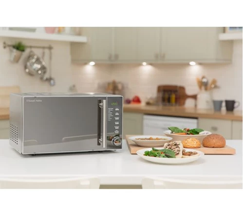 RUSSELL HOBBS RHM2017 Compact Solo Microwave - Silver