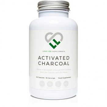 Love Life Supplements Activated Charcoal 90 Capsules