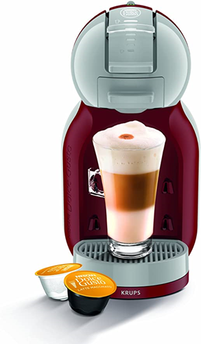 Nescafe Dolce Gusto KP120540 Mini Me Coffee Machine 1500 W Red/Grey