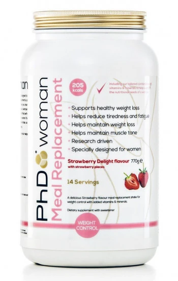 PHD Woman Meal Replacement Strawberry 770g