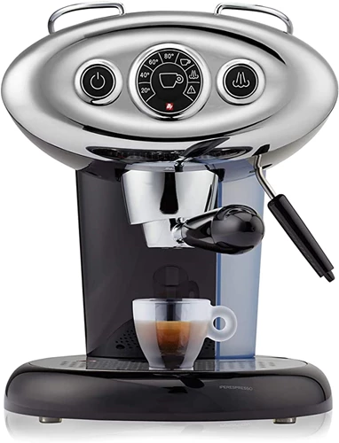 illy Coffee Maker Machine X7.1 Iperespresso Capsule Pods Coffee Machine with Milk Steamer Black